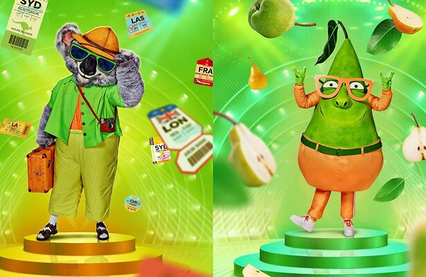 De Koala en De Toffe Peer in The Masked Singer 2023