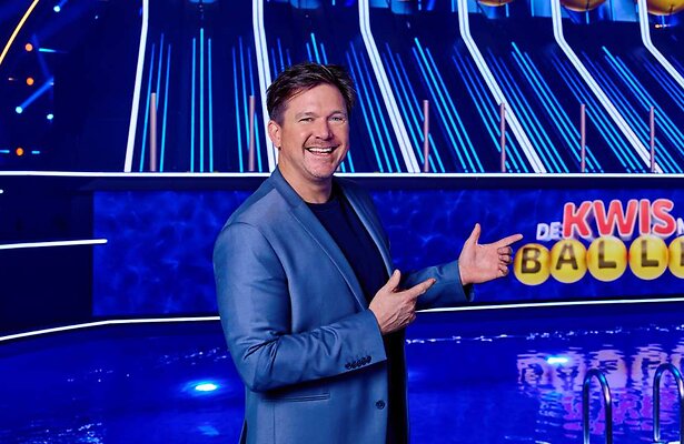 Johnny de Mol voor De Kwis met Ballen 