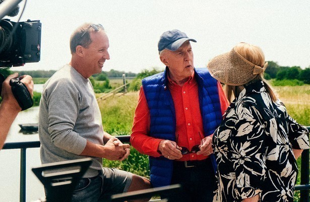 Edwin Evers, André van Duin en Janny van der Heijden in Denkend aan Holland