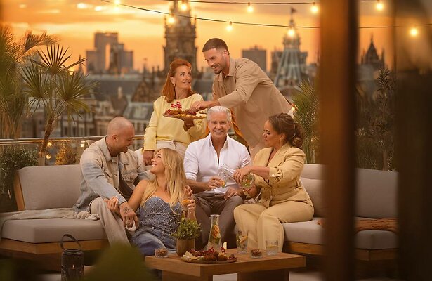 De hoofdrolspelers van De Roelvinkjes