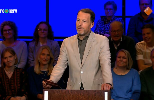 Herman van der Zandt en Ramon Wiendels in De Slimste Mens