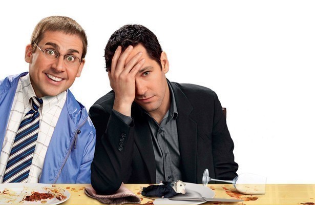 Steve Carell en Paul Rudd in Dinner for Schmucks