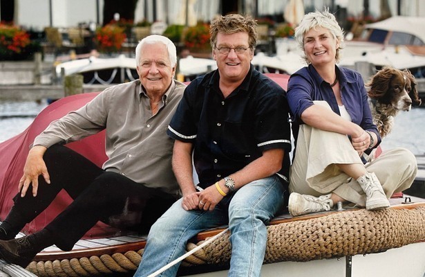 Aad van den Heuvel en zijn kinderen