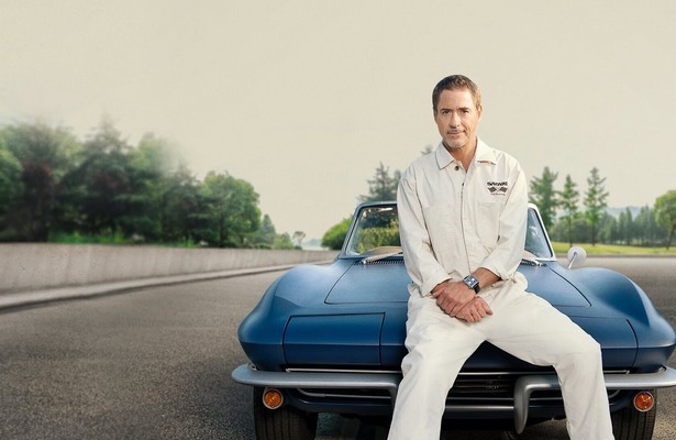 Acteur Robert Downey Jr. voor Downey's Dream Cars