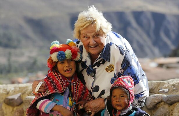 Erica Terpstra in Peru.