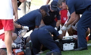 Emergency on Sunny Beach