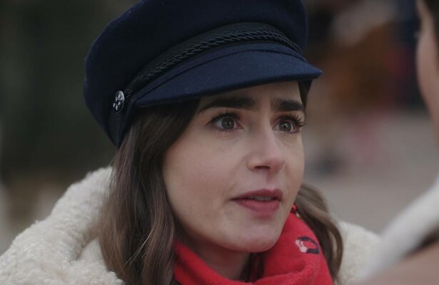 Lily Collins in Emily in Paris.