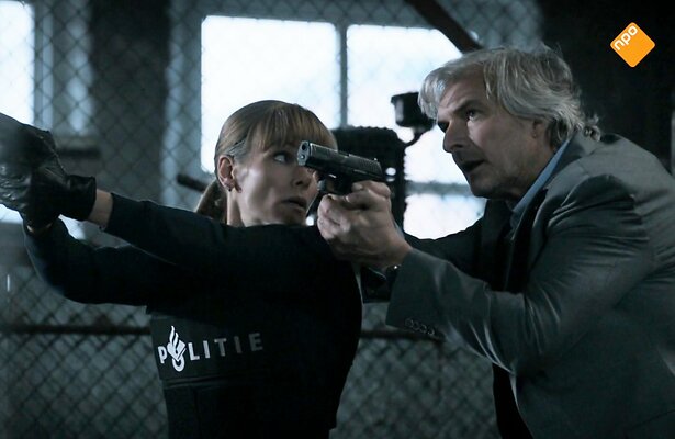 Angela Schijf en Victor Reinier in Flikken Maastricht