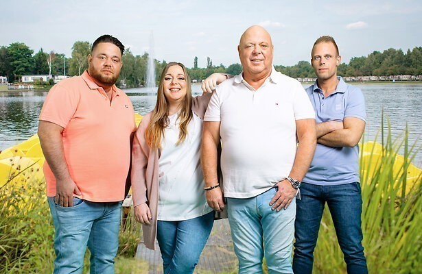 Mark Gillis, Inge Gillis, Peter Gillis en Ruud Gillis