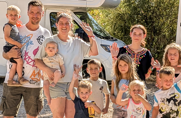 Familie Verhoef in Grote Gezinnen, Grote Vakanties