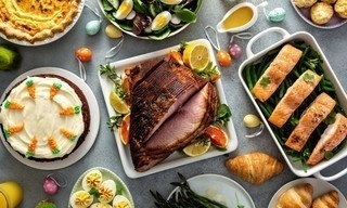 Feiern mit Osterbrot und Festtagsbraten