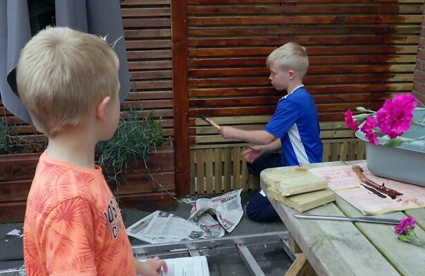 Thuis bij de familie Blom in Een Huis Vol
