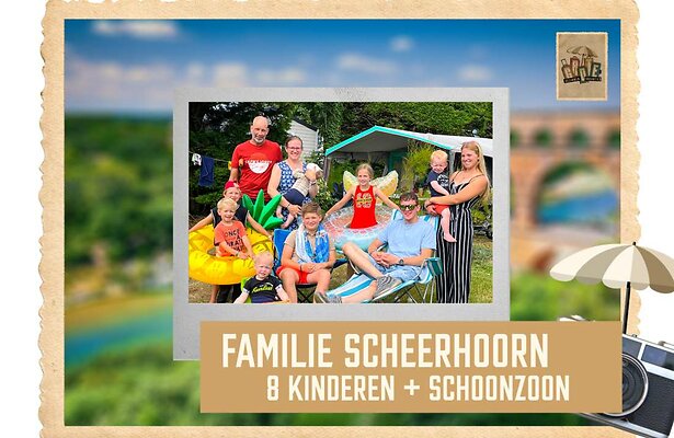 Familie Scheerhoorn in Grote gezinnen, grote vakanties