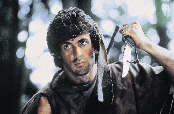 Rambo door het dolle heen in First Blood
