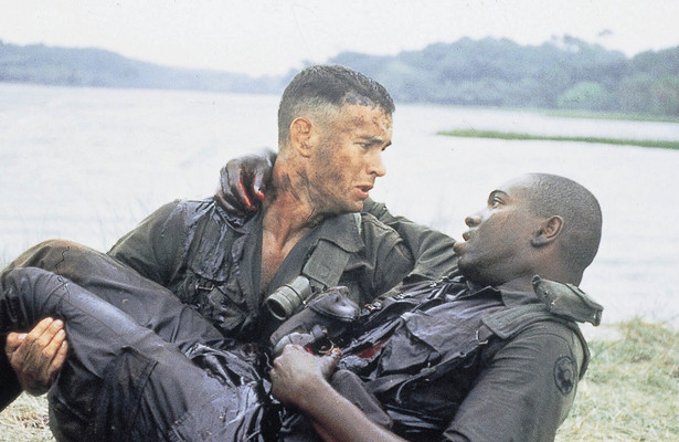 Tom Hanks en tegenspeler in Forrest Gump