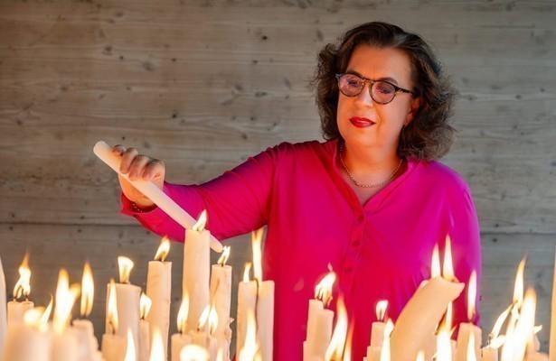 Francis naar Lourdes