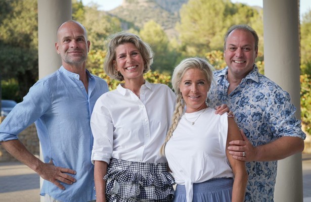 Frans & Mariska Bauer met Erben en Renate Wennemars
