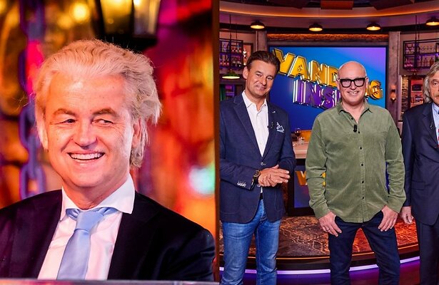 Geert Wilders, Wilfred Genee, René van der Gijp en Johan Derksen