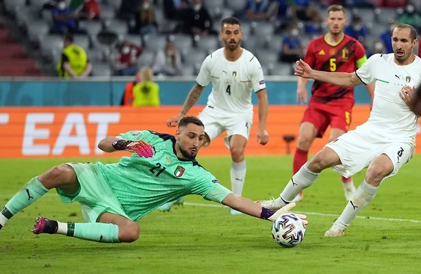 De ijzersterke Italiaanse doelman Gianluigi Donnarumma