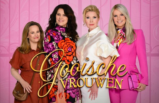 De nieuwe castfoto van de Gooische Vrouwen.
