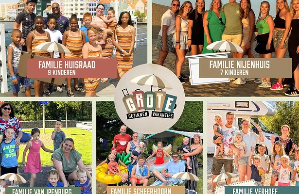 De vijf families van Grote Gezinnen, Grote Vakanties