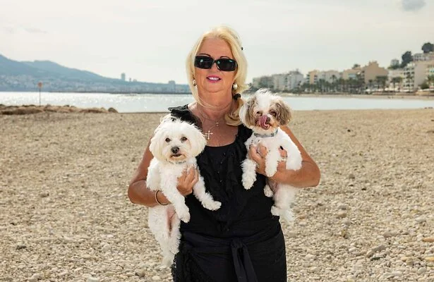 Monique en haar hondjes