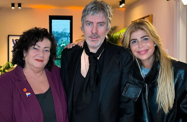 Caroline van der Plas, Ruud de Wild en Estelle Cruijff