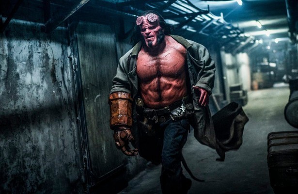 David Harbour in Hellboy