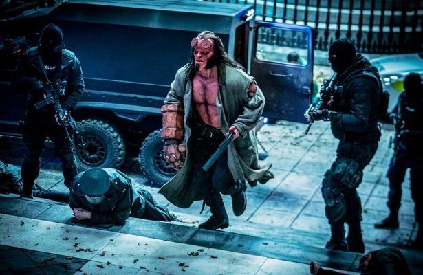 David Harbour in Hellboy