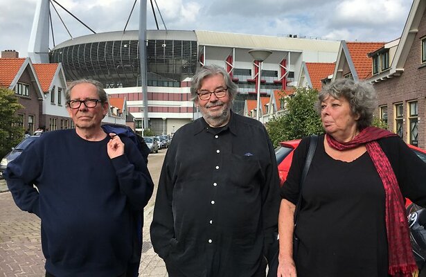 Maarten, Vincent en Sis van Rossem