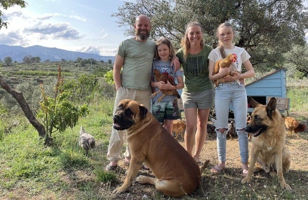 Wijnand, Nienke en hun twee kinderen uit Ik Vertrek