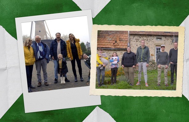 De families Wildtham en Van der Berg voor Ik Vertrek XL