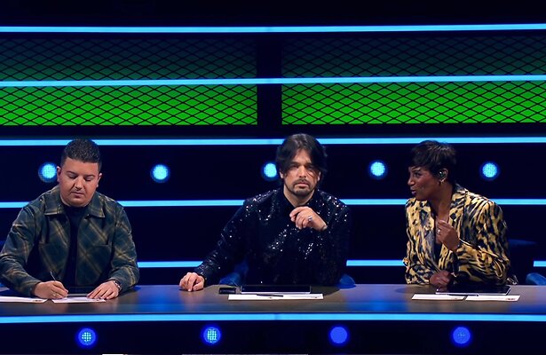 De jury in de eerste aflevering van The winner takes it all