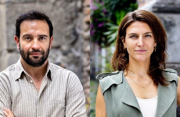 Jeroen Spitzenberger en Anna Gimbrère voor Wie Is de Mol?