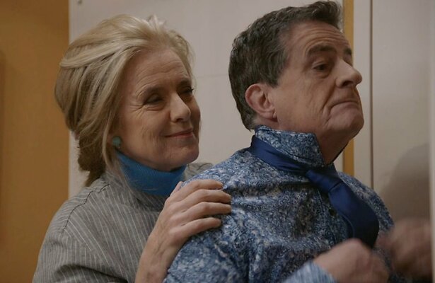 Jette van der Meij en Johnny Kraaijkamp in GTST