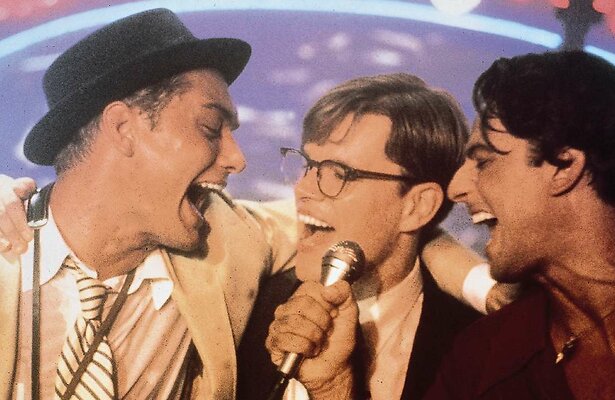 Jude Law en Matt Damon in The Talented Mr. Ripley