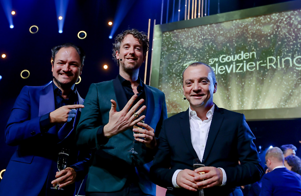 1,7 miljoen kijkers voor Het Gouden Televizier-Ring Gala.