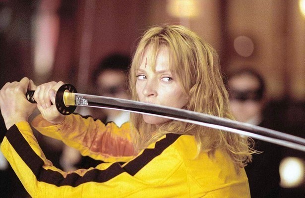 Uma Thurman in Kill Bill: Vol 1.