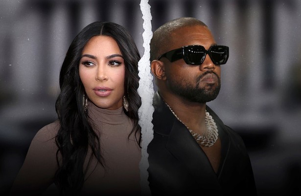 Kim Kardashian en Kanye West