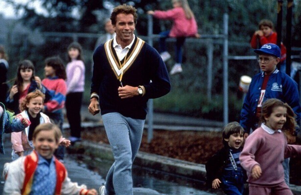 Arnold Schwarzenegger in Kindergarten Cop