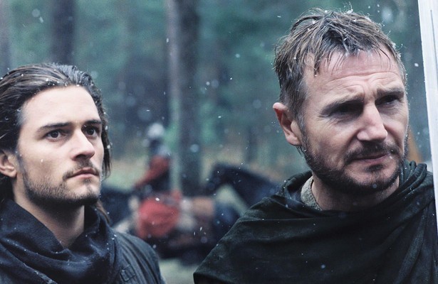 Liam Neeson en Orlando Bloom in Kingdom of Heaven