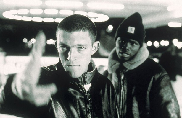 Vincent Cassel en Hubert Koundé in La Haine
