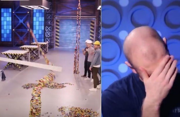 Oei! Stoot Ruben Nicolai een bouwwerk om in Lego Masters?