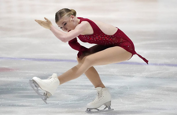 Hét kunstschaatstalent van Nederland in actie