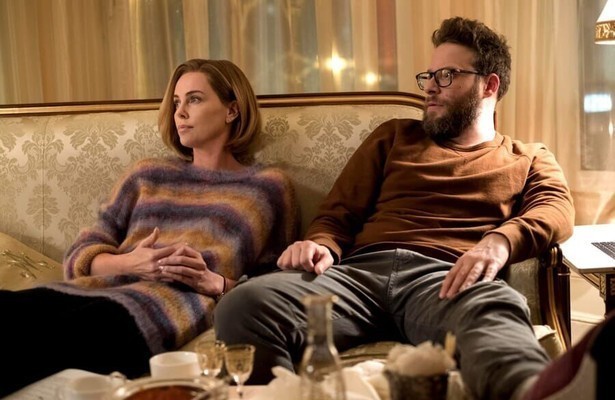 Charlize Theron en Seth Rogen in Long Shot