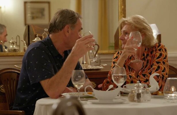 Dirk en Anneke in Married at First Sight. 