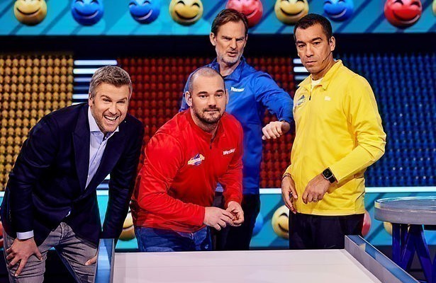 Winston, Wesley, Ronald en Giovanni in Marble Mania