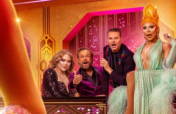 Nikkie de Jager, Carlo Boszhard, Fred van Leer en Envy Peru