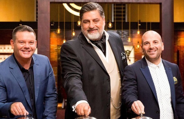 Gary Mehigan, Matt Preston en George Calombaris voor MasterChef Australië