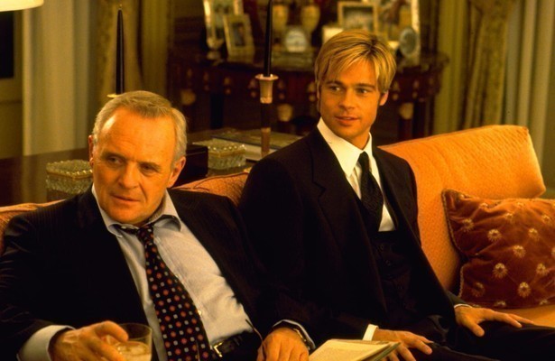 Anthony Hopkins en Brad Pitt in Meet Joe Black
